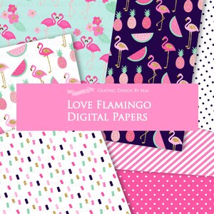 Flamingo, Love Flamingo, Pink, Glitter Gold, Pink Pineapple, Hawaiian ...