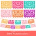 Papel Picado Clipart, Mexican Bunting Banner, Fiesta Bunting Banner, Wedding Bunting, Party Bunting, Invitations - CA078