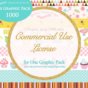 1000 Graphic Pack Extended License - 1 Project, up to 1000 sales