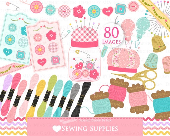 Sewing Supplies (Instant Download) 