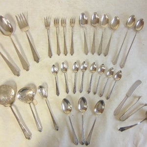Antique Sterling Silver International Sterling Flatware Set 30PCS E573