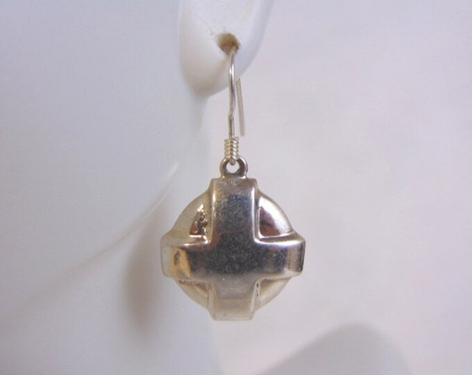 Womens Vintage Estate Sterling Silver Earrings 4.8g #E4453