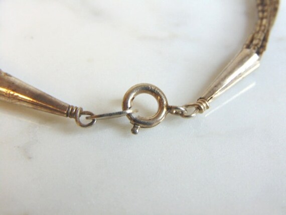 Womens Vintage Estate Sterling Silver Bracelet 5.… - image 3