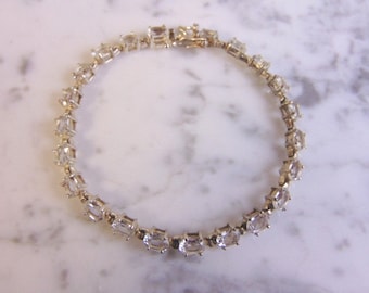 Womens Vintage Estate Sterling Silver Bracelet, 18.0g E4526