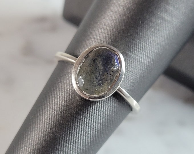 Womens Vintage Estate Sterling Silver Modernist Ring 2.2g E6645