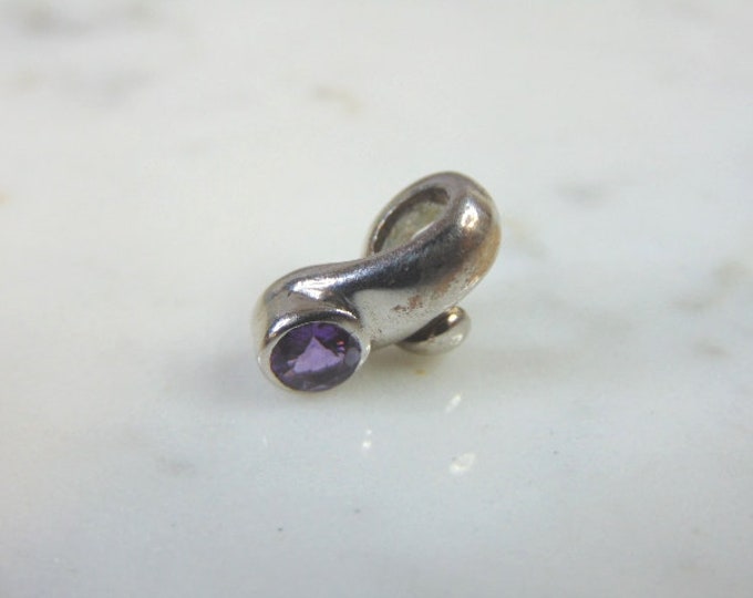 Womens Vintage Estate Sterling Silver Pendant 1.8g E3030