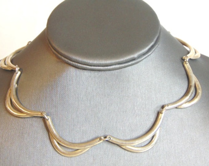 Womens Vintage Estate Sterling Silver Necklace 51.7g E5583