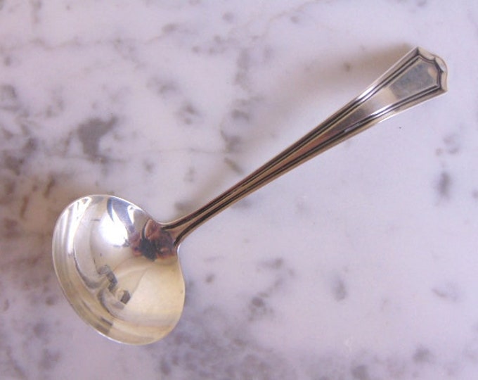 Single Antique .925 Sterling Silver Manchester Silver Co. Ladel, 14.2g E635