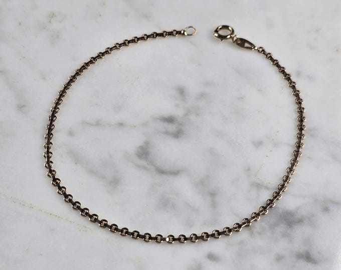 Womens Vintage Estate 14K Yellow Gold Bracelet, 1.3g E4920