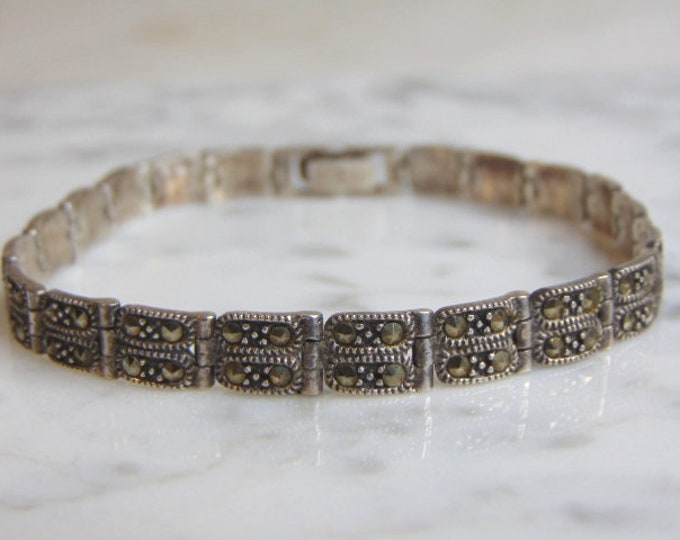 Womens Vintage Estate Sterling Silver Bracelet 15.2g E5066
