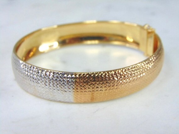 Womens Vintage Estate 14K Yellow Gold Bracelet 6.… - image 3