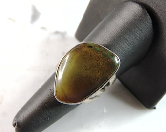 Womens Vintage Estate Sterling Silver Ancient Echos Ring 10.7g E6027