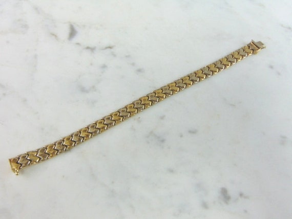 Womens Vintage Estate 14K Gold Bracelet 11.2g  E40
