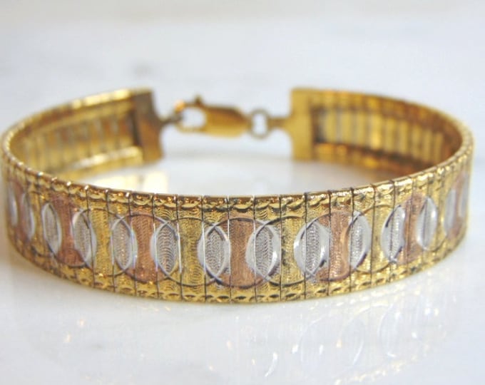 Womens Vintage Estate Sterling Silver Bracelet 18.5g E5718