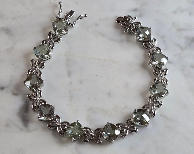 Womens Vintage Estate Sterling Silver Bracelet 19.4g E7958