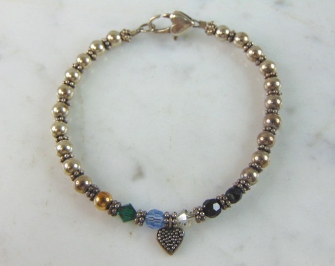 Womens Vintage Estate Sterling Silver Bracelet 8.3g E5861