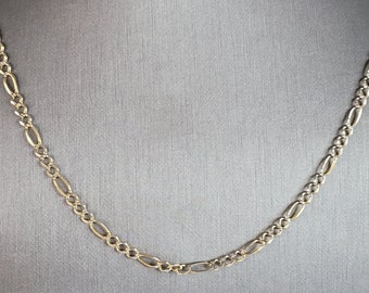 Lovely Vintage Estate 14K Yellow Gold Chain Link Necklace 7.9g E3630