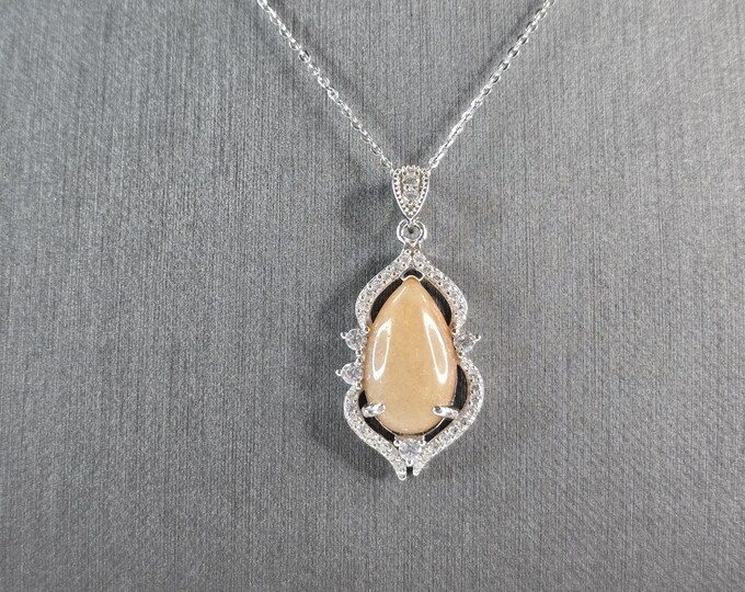 Womens Sterling Silver Modernist Pendant Necklace 6.6g E7102