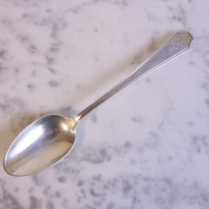 Single Antique .925 Sterling Silver Whiting MFG. CO. Teaspoon, 27.4g E421
