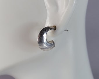 Orecchini a croce in opale bianco con argento sterling
