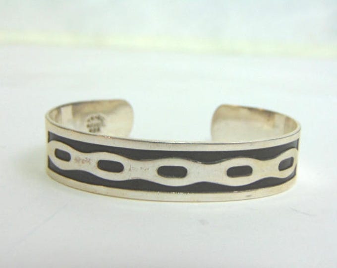 Estate Sterling Silver Cuff Bracelet 27.0g E3489