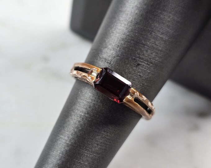 Womens Vintage Estate Sterling Silver Modernist Enamel Ring 2.4g E3114