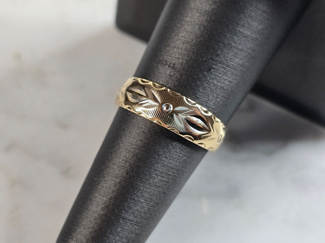Womens Vintage Estate 14k Yellow Gold Ring 2.9g #E5691 - Etsy