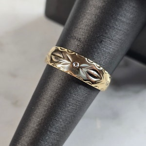 Womens Vintage Estate 14k Yellow Gold Ring 2.9g #E5691