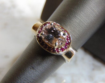 Womens Vintage Estate 14K White Gold CZ Ring 5.6g E3003