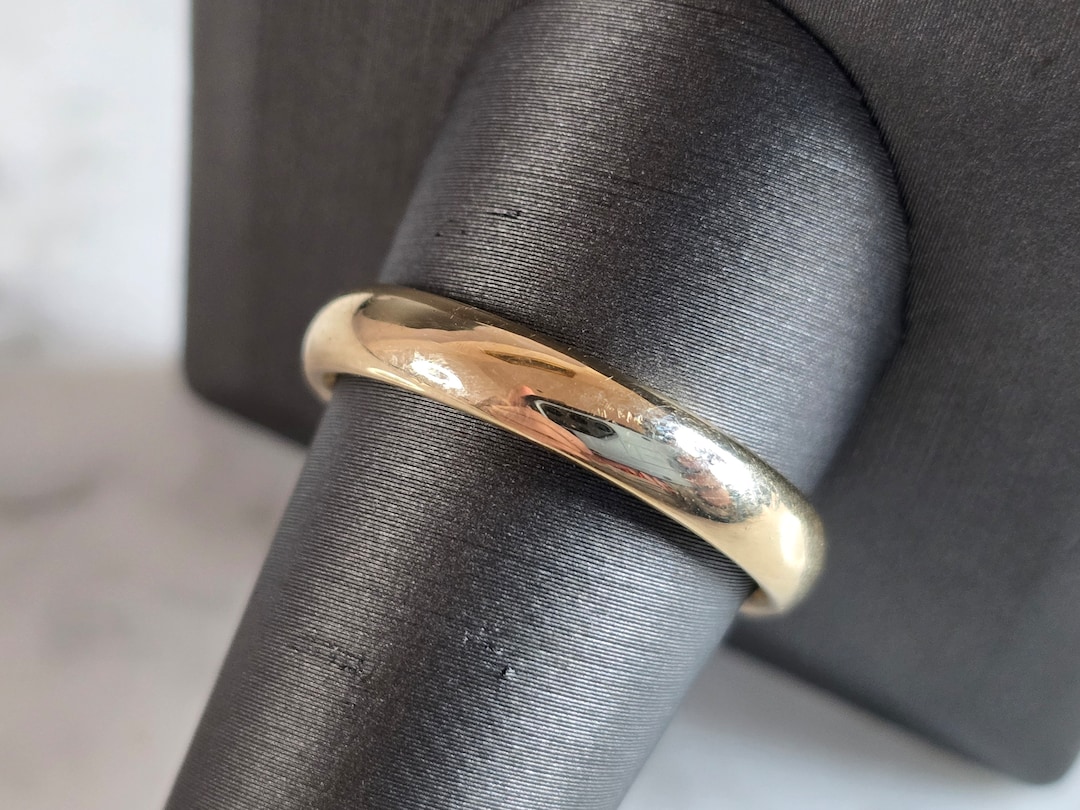 Mens Vintage Estate 14K Yellow Gold Wedding Band Ring 6.2g #E7223 - Etsy