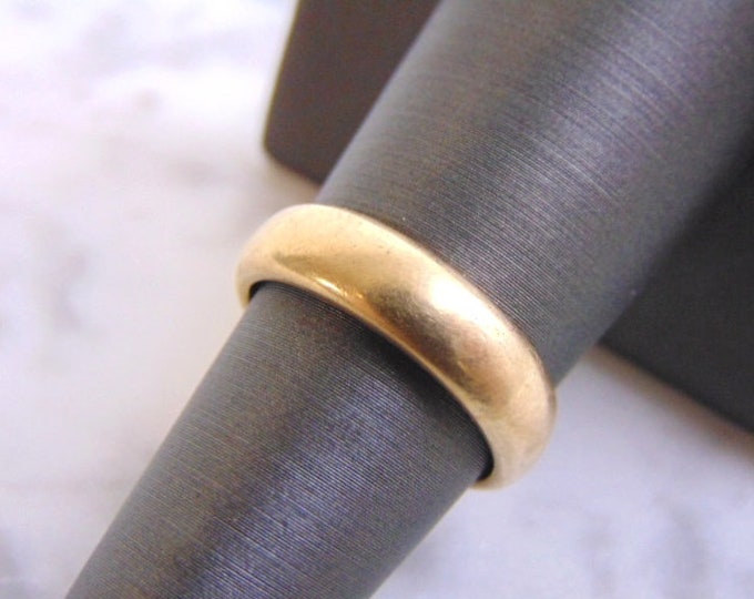 Mens Vintage Estate 14k Yellow Gold Wedding Band Ring 6.9g #E2186 - Etsy