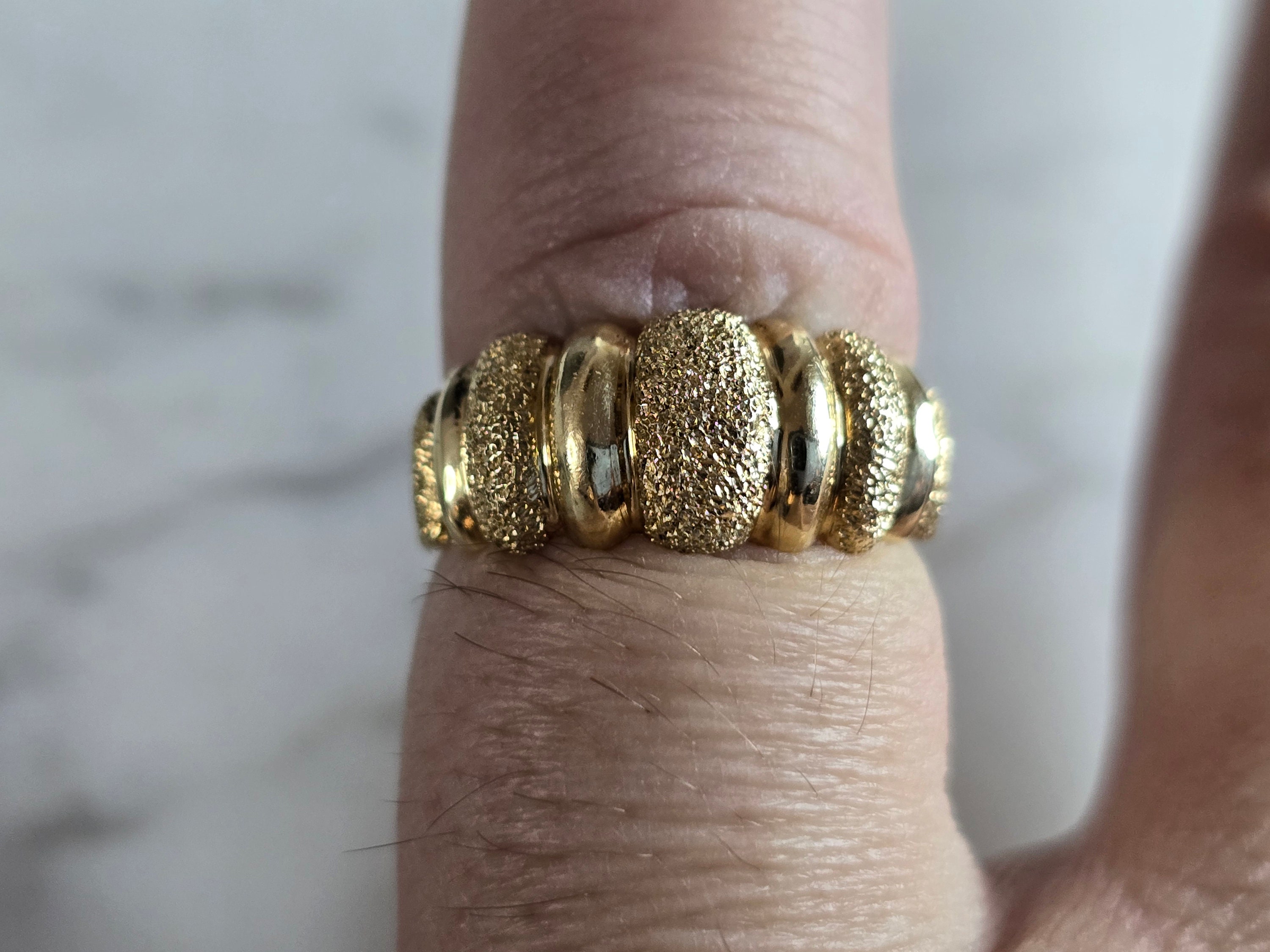 k14ゴールド パール リング❣️ 14K Yellow Gold Pearl and Diamond Ring Size 7.5 — DeWitt's