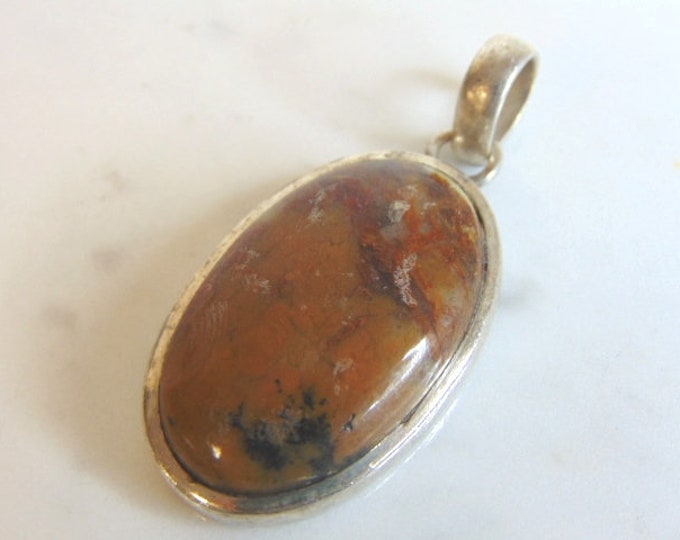 Womens Vintage Estate Sterling Silver Pendant 13.4g E5659