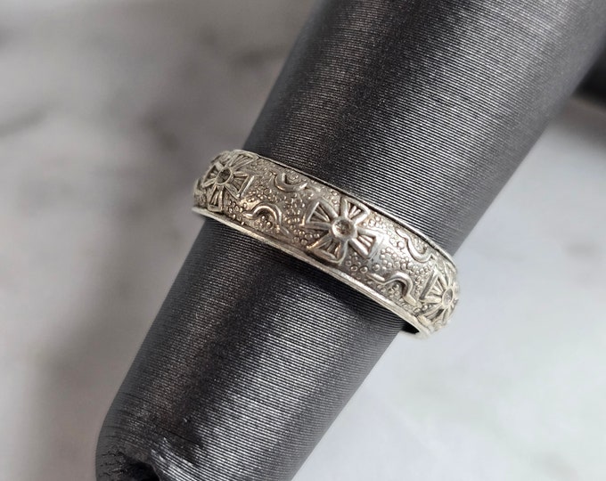 Womens Vintage Estate Sterling Silver Modernist Toe Ring 1.5g, E7354