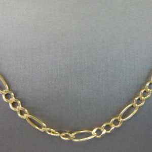 Vintage Estate 14K Yellow Gold Chain Link Necklace 19.8g E4173