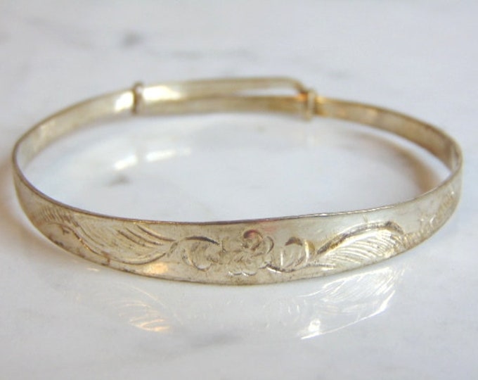 Womens Vintage Estate Sterling Silver Bracelet 9.2g E5590