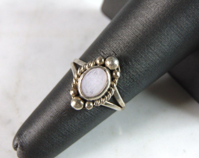 Womens Vintage Estate Sterling Silver Modernist Ring 2.5g E3666