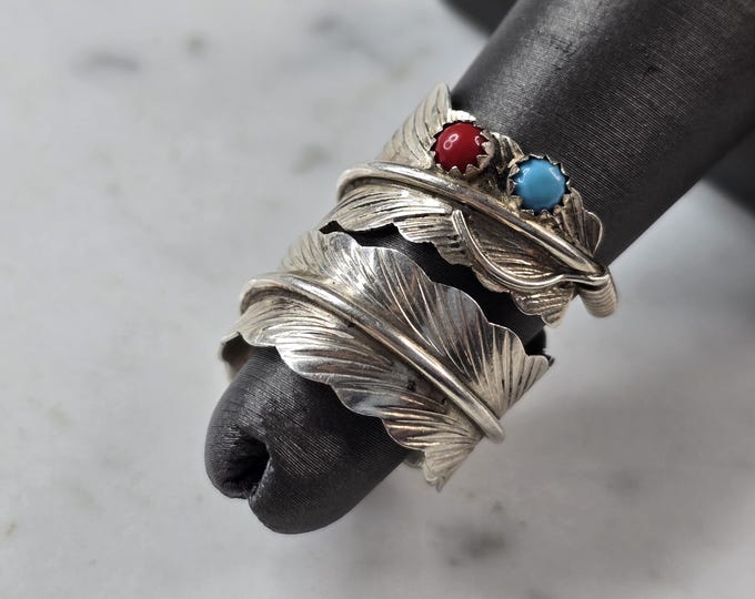 Womens Vintage Estate Sterling Silver Southwestern Ring 7.0g E3924