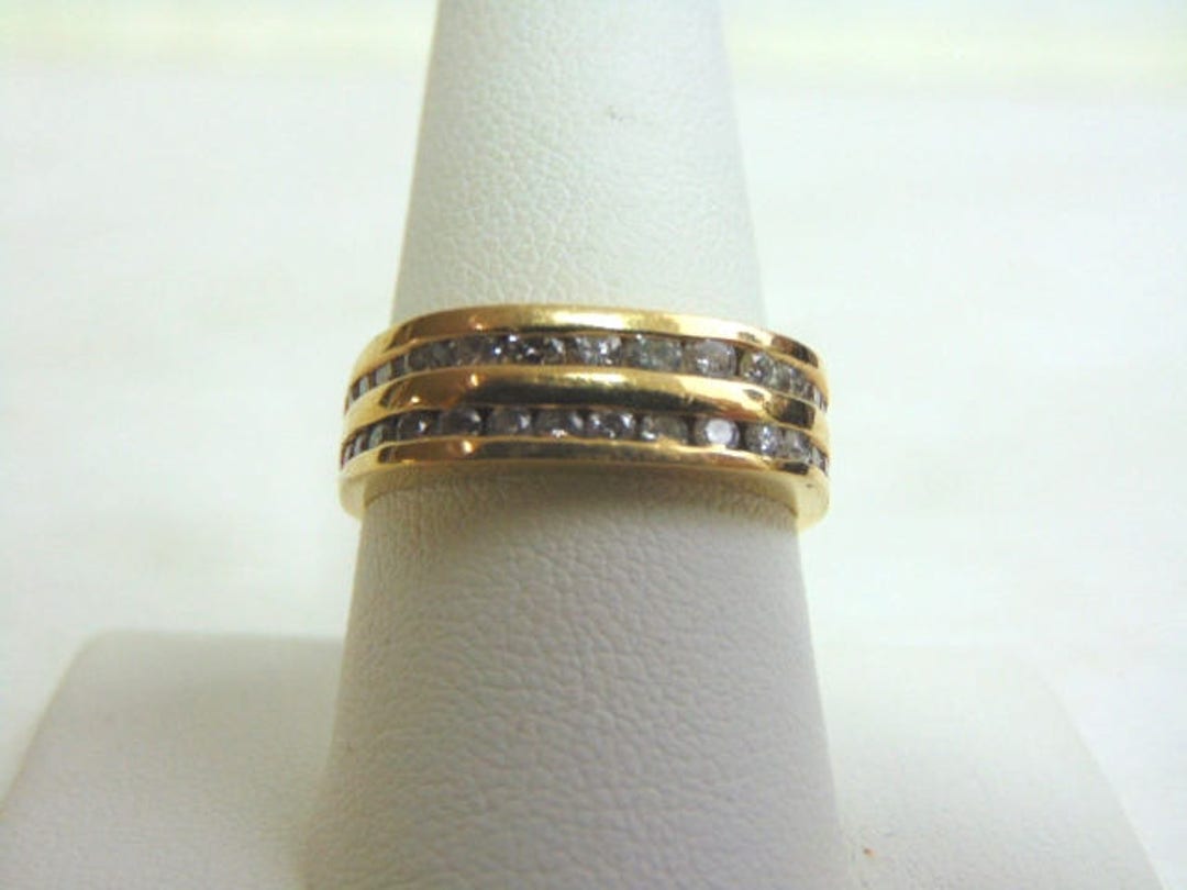 Buy 14K Mens Yellow Gold Ring W/ Diamonds, E3464 Online in India