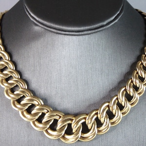 Heavy Vintage Estate 14K Yellow Gold Chain Necklace 59.9g E3129