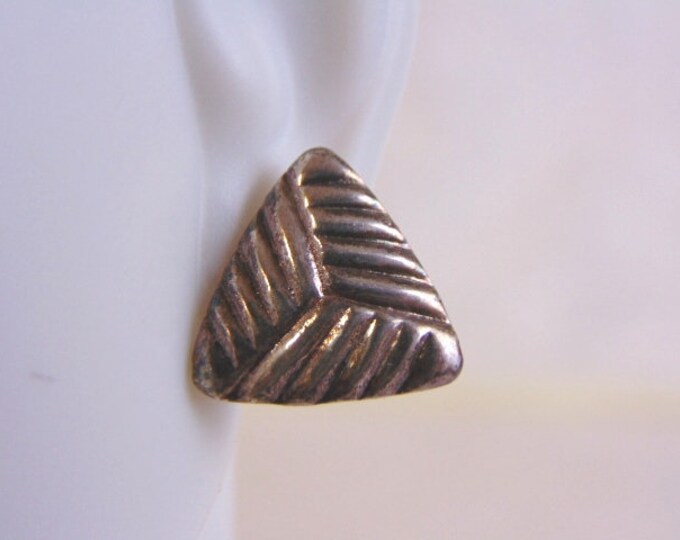Womens Vintage Estate Sterling Silver Earrings 1.9g E4351