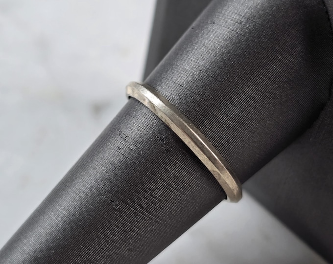 Womens Vintage Estate 835 Silver Modernist Deco Ring 1.6g E4133