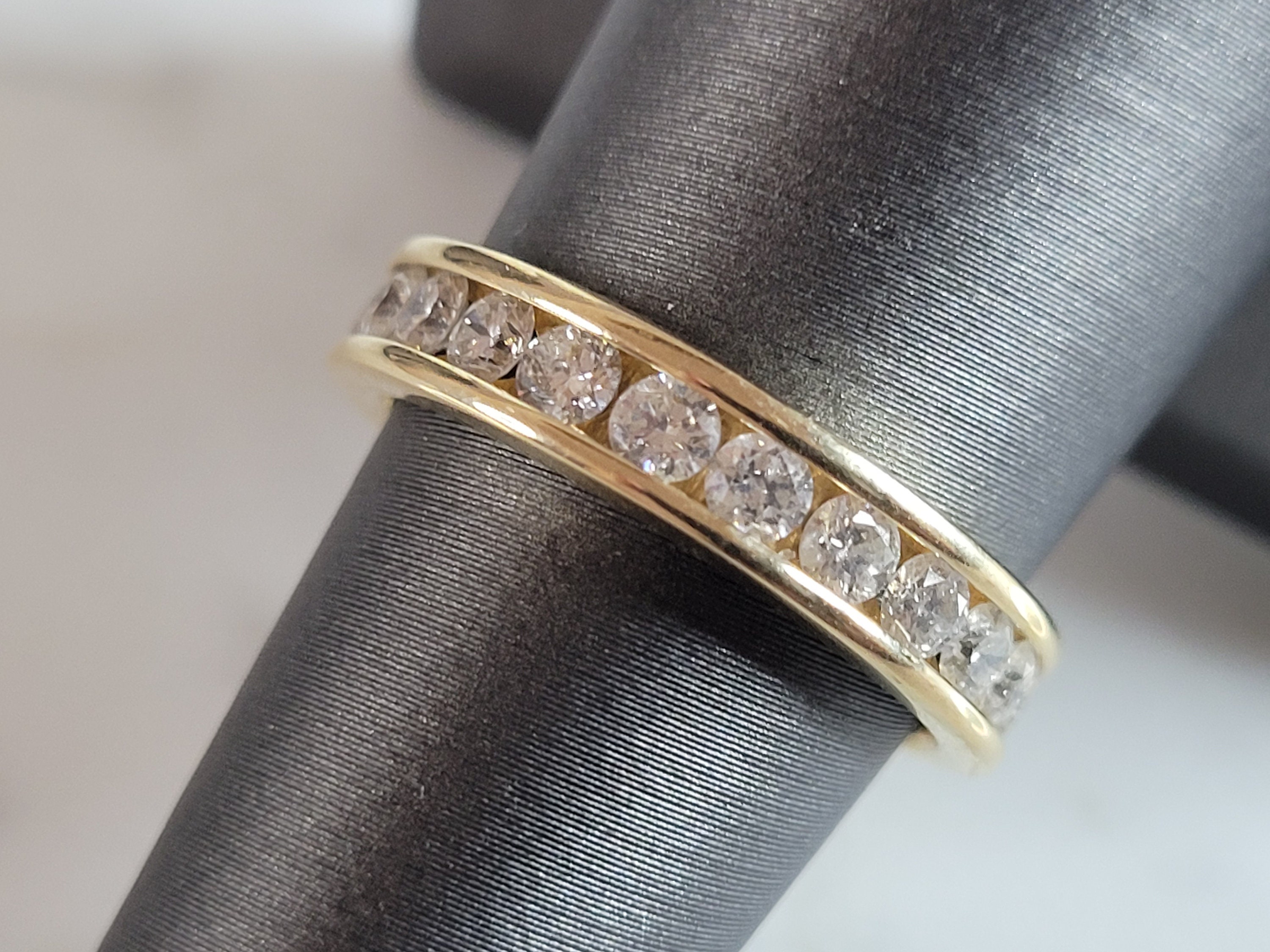 Womens Vintage Estate 14K Yellow Gold Diamond Ring 5.0g E6953 Etsy