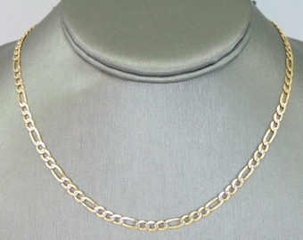 Womens Vintage Estate 10K Yellow Gold Necklace 7.9g E5960