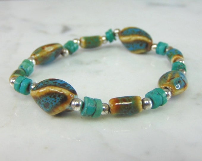 Womens Vintage Estate Sterling Silver Fashion Bracelet 12.6g E3050