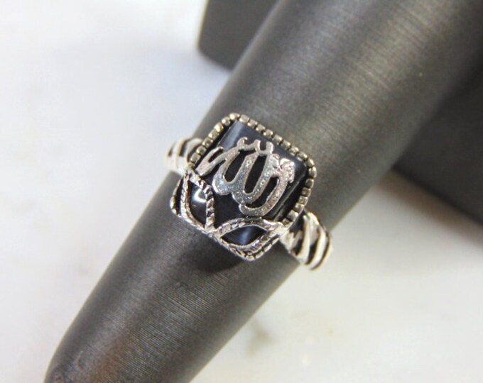 Womens Vintage Estate Sterling Silver Fashion Ring 3.3g E2149
