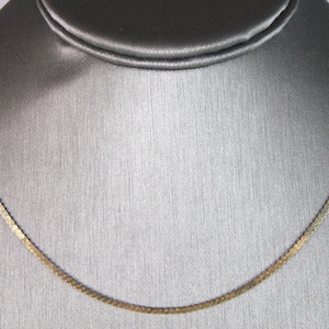 Womens Vintage Estate 14K Yellow Gold Necklace 6.6g E2472
