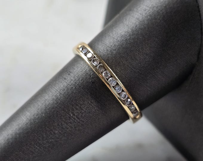 Womens Vintage Estate 14k Gold Diamond Tessler Weiss Ring 3.2g #E3637