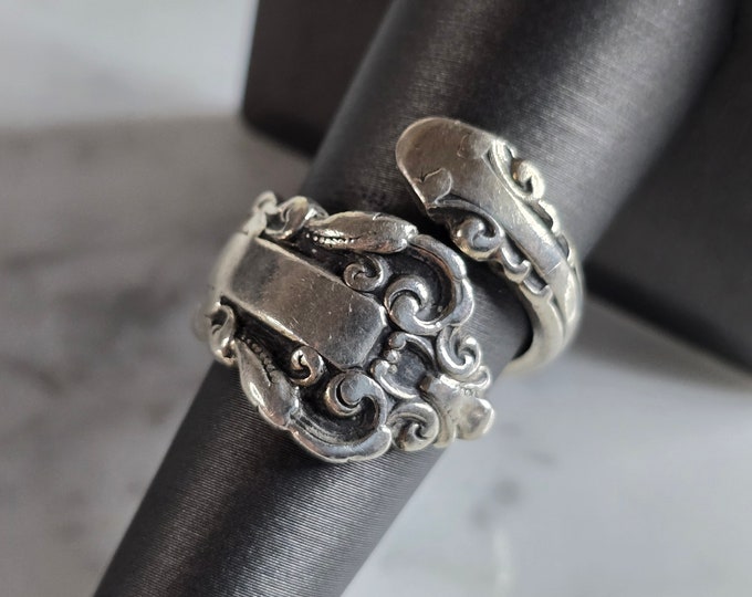 Womens Vintage Estate Sterling Silver Gorham Spoon Handle Ring 10.6g E7272