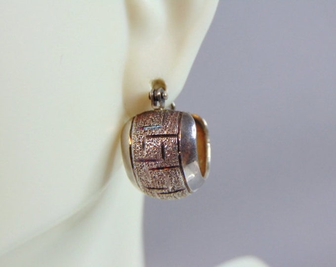 Womens Vintage Estate Sterling Silver Earrings 6.6g E5051